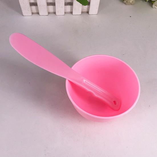 2Pcs Silicone Facial Mud Mixing Bowl with Sticks Women DIY Face Clay Stirring Bowl Professional Home Salon Beauty Skincare Mixing Tool Kit