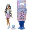 Кукла Barbie Pop Reveal Серия Стильный десерт Модная кукла и фигурка зверька, 8 сюрпризов, в том числе функция изменения цвета н