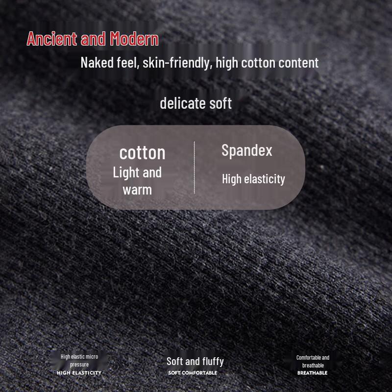 GUJIN Женские термолеггинсы в рубчик с высокой посадкой