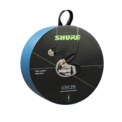 Shure SE215DYCL+UNI-A Wired Earphones Clear