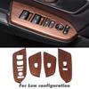 Car Interior Peach Wood Grain Inner Door Handle Decoration Frame Car Styling For Honda CRV CR-V 2017 2018  