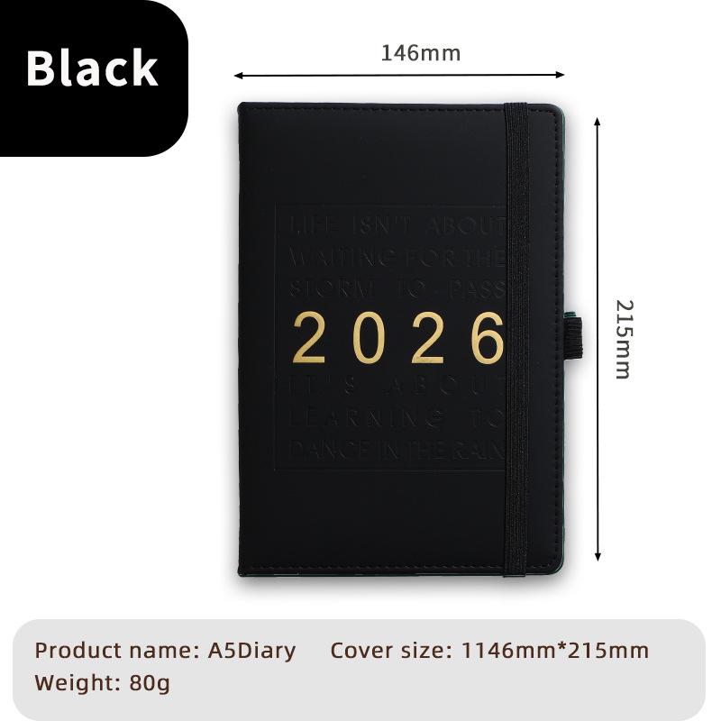 2026 English-Spanish Cross-Border Daily Planner & Self-Discipline Notebook