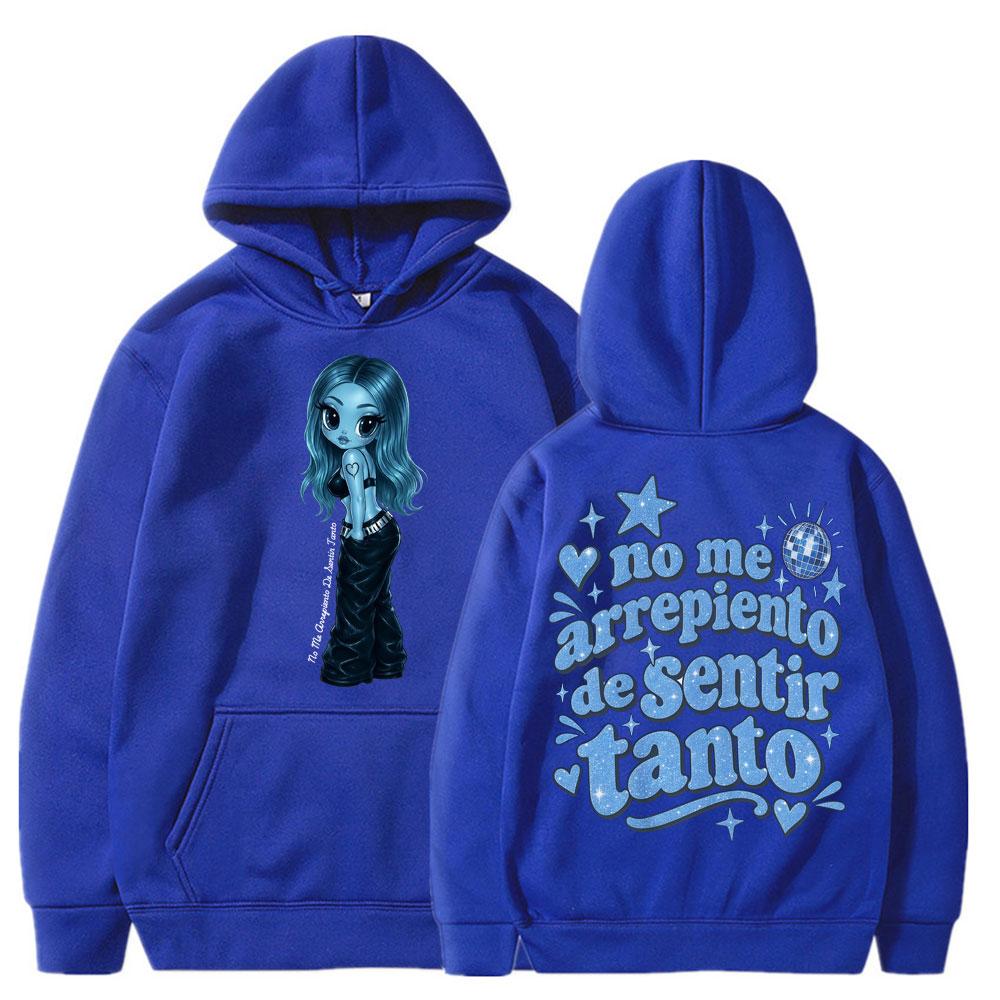Karol G No Me Arrepiento De Sentir Tanto Album Hoodie Unisex Fashion Aesthetic Y2k Long Sleeve Autumn Casual Loose Tracksuit