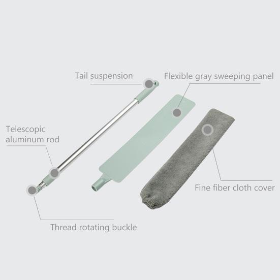Выдвижная щетка для уборки пыли, регулируемая, сгибаемая конструкция, удалитель пыли и шерсти домашних животных, удлиняющийся инструмент для уборки пыли