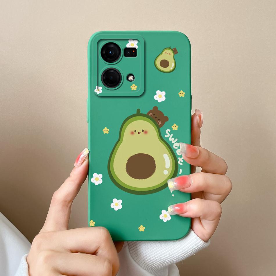Чехол для OPPO Reno7 7 Lite Pro 7Z Креативный Мягкий Жидкий Силикон Полная Защита Ударопрочный Задняя Крышка Телефона для OPPO Reno 7 Z Pro