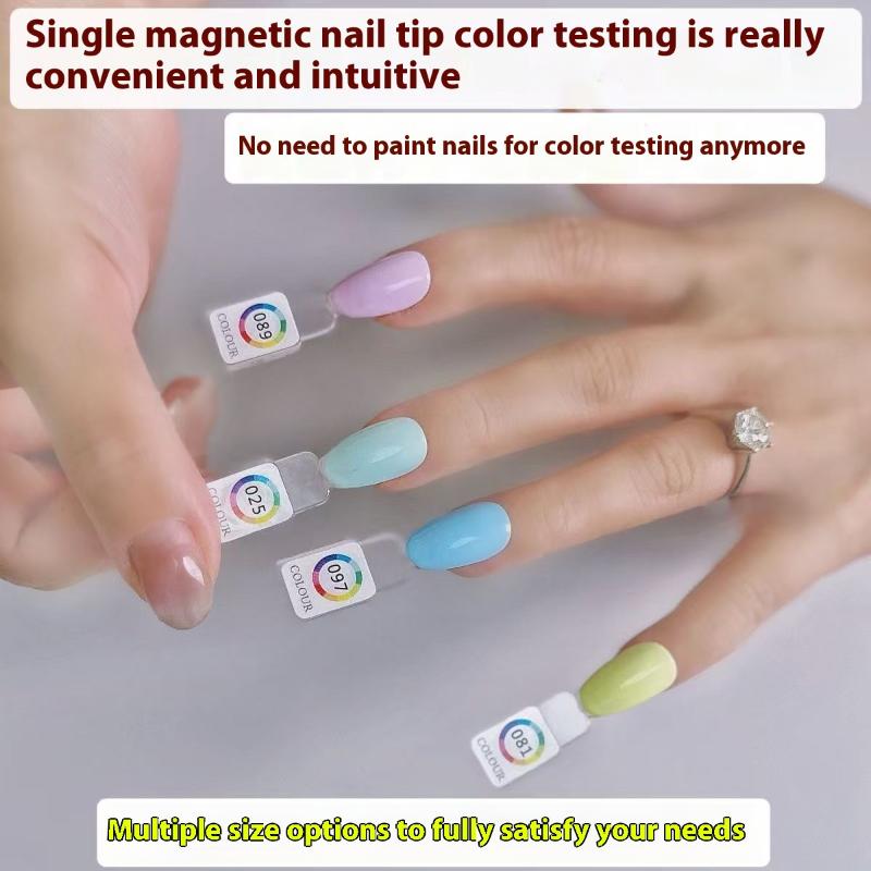 48/96/144/192 Цвета Магнитные Типсы Книга-образец для Дизайна Ногтей Тестер Цвета Маникюра Книга для Хранения Большой Акриловый Дисплей Работ Цветовая Карточка
