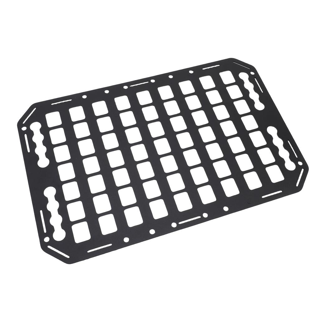 Truck Bed Molle Panel Aluminium Alloy Multifunctional L Track Storage Organizer for Car SUV RV 483x311x2mm