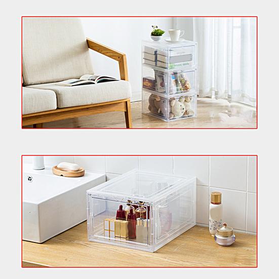 Прочная коробка для кроссовок, компактный органайзер для обуви для ежедневного использования