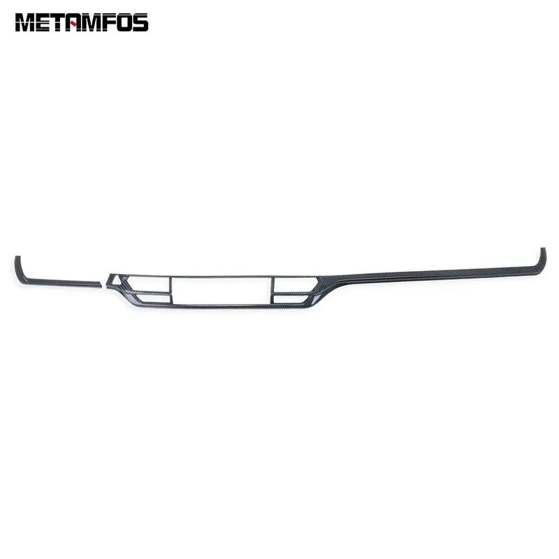 For Toyota Sienna - 2024 2025 Carbon Fiber Center Console Air Condition Vent Outlet Cover Trim Accessories Car Styling