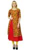 Phagun Women Ethnic Top Cotton Abstract Pattern Kurti Tunic Dress Designer