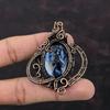 Подвеска Pietersite Copper Wire Wrapped, уникальная медная бижутерия, подвеска с драгоценным камнем, подвеска Pietersite Handmade Wire Wrap, подарок на годовщину