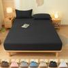 High Quality Fitted Sheet Single Double King Queen Size Mattress Cover With Elastic Band Bed Sheet 90/120/150/180 Fit Sheet
