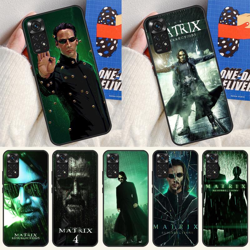 Matrix 4 Art Case For Xiaomi Redmi Note 13 14 9 10 11 12 Pro 10S 11S 12S Cover For Redmi 13C 10C 12C 14C