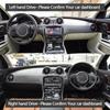 Для Jaguar XJ XJL X351 2010-2019 Автомобильный коврик на панель приборов Черная/Коричневая кожаная накладка на панель приборов Замшевый коврик на панель приборов Аксессуары-солнцезащита