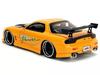JADA TOYS Mazda FD3S HKS Tuned Yellow HKS Tuned JDM Tuners Mini Car 1/24 RX-7 [Предмет]