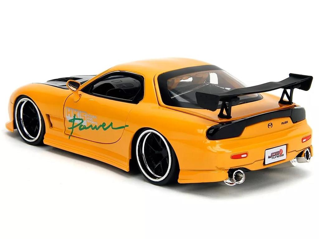 JADA TOYS Mazda FD3S HKS Tuned Yellow HKS Tuned JDM Tuners Mini Car 1/24 RX-7 [Предмет]