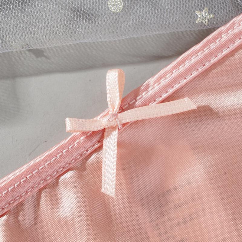 Sexy Lace Thong Panties Women Transparent Mesh Thin Strap Underwear Seamless T-back See Through Bikini Underpants