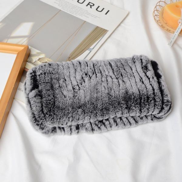 Ew зимний уличный женский шарф из натурального меха кролика рекса, шарфы из натурального густого меха, российские теплые повязки на голову из 100% натурального меха кролика рекса