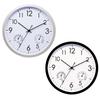 12-дюймовые уличные комнатные настенные часы с термометром и гигрометром, работающие от батареек, круглые подвесные часы для сада, дома