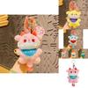 Adorable Plush Dragon Year Mascot Keychain Soft And Cute Key Accessory Gift