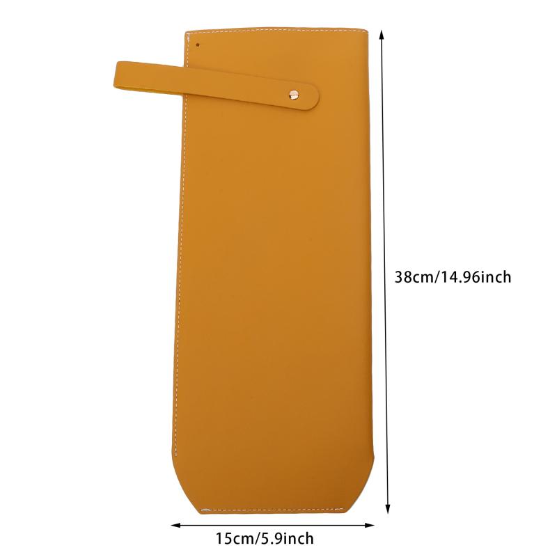 1 шт. стильная сумка для упаковки вина из искусственной кожи с ручкой, сумка для бутылки шампанского, подарочная сумка для вечеринки, свадебные принадлежности