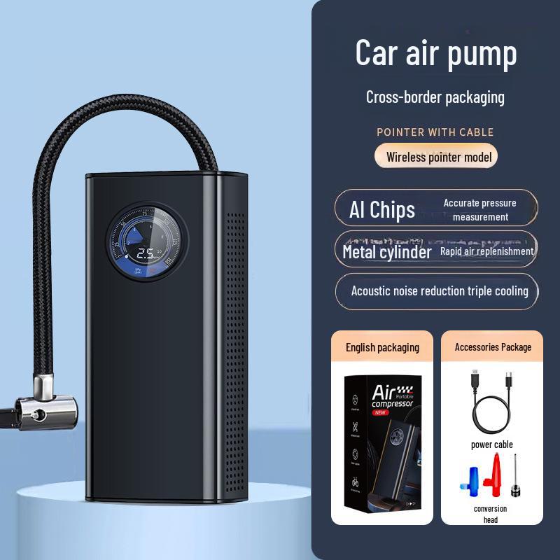 Portable Wireless Handheld Car Air Pump for Universal Electric Car Battery
