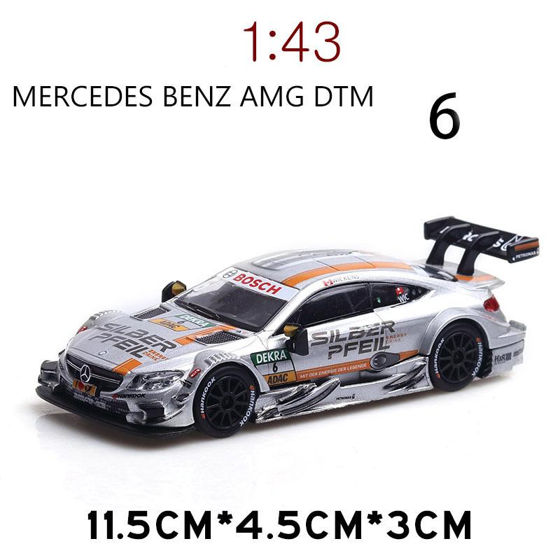 Масштаб 1/43 Benz AMG C63 DTM, литая под давлением модель автомобиля, игрушечный автомобиль с откатным механизмом для детей, коллекция подарков для мальчиков и девочек