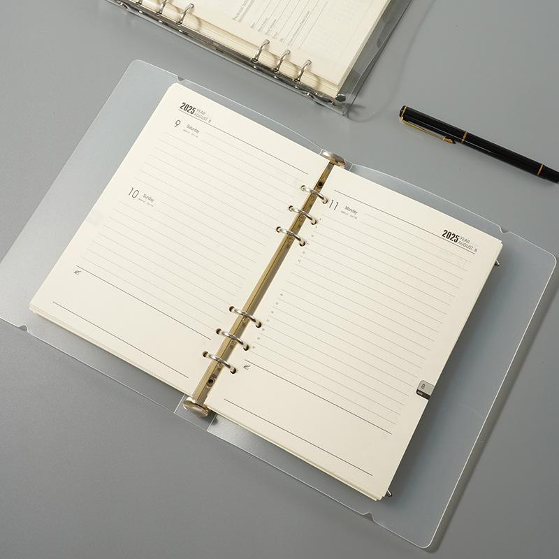 Красочные отрывные квадратные страницы для блокнота из ПВХ на английском языке на 2025 год