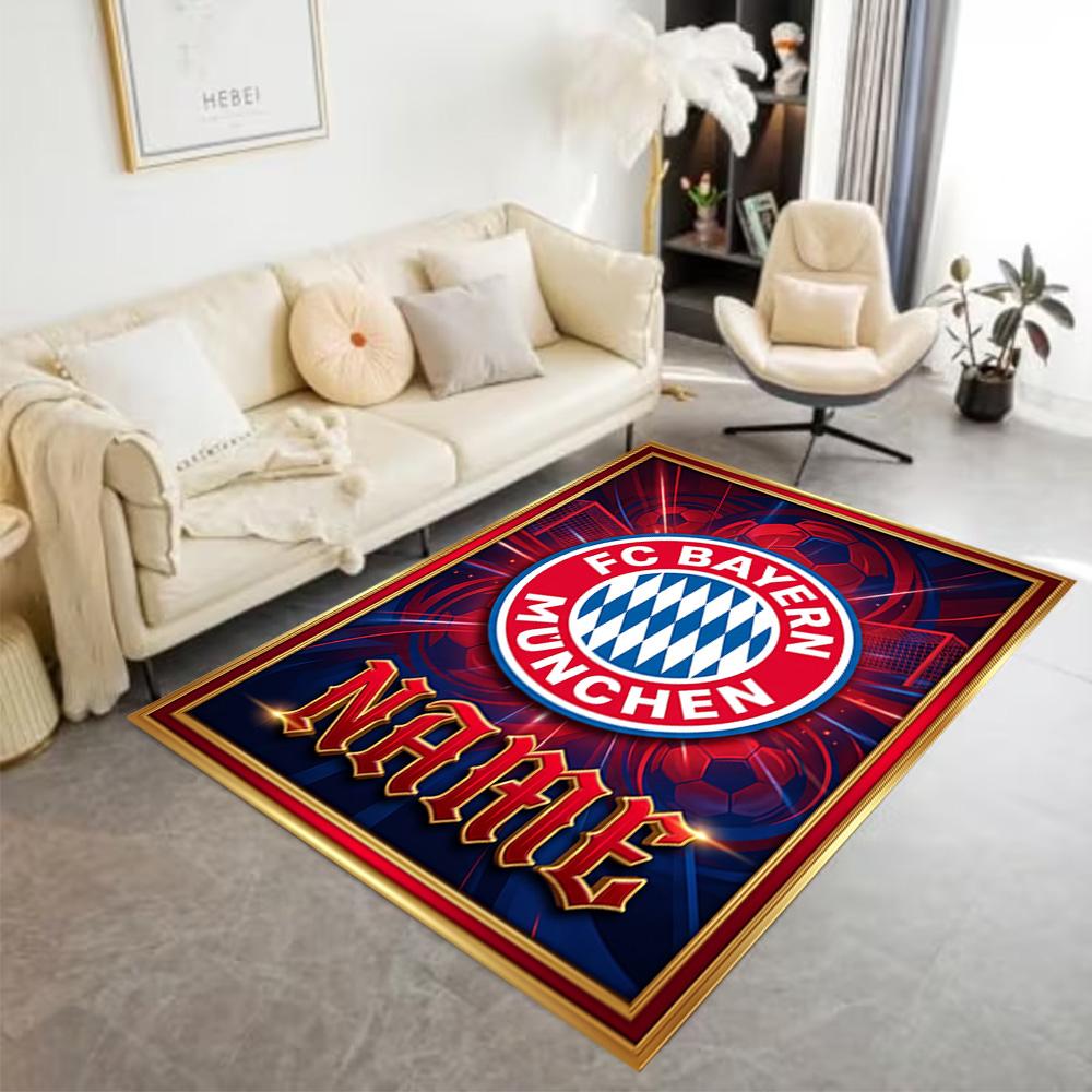 Bayern Munich Crest Art Floor Mat Perfect for Dormitory Balcony Decorate room Foyer Antislip Carpet Office home decor Perfect Gift for Women/Men