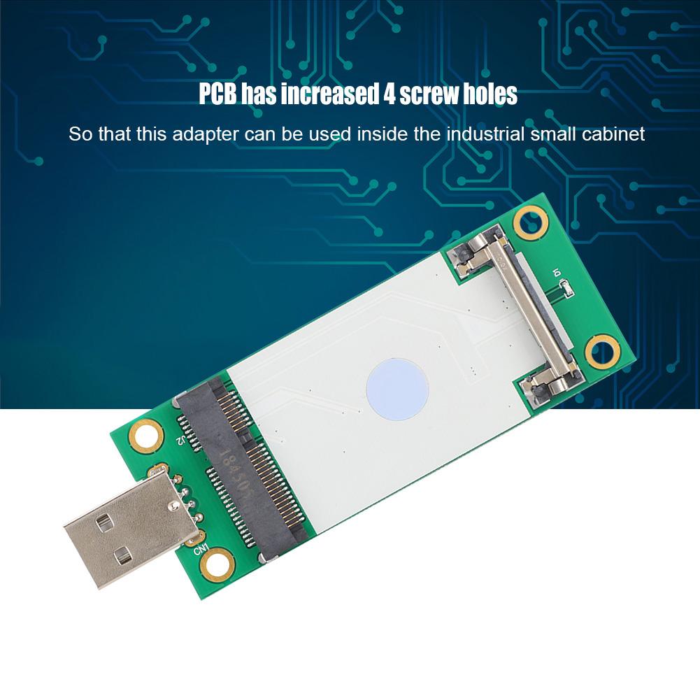 Мини-плата-райзер PCI E на USB для адаптерной карты тестирования WWAN 3G 4G модуля с SIM-картой