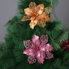 New Year Decor Christmas Flowers Fake Flowers Home Xmas Ornaments Christmas Tree Decorations
