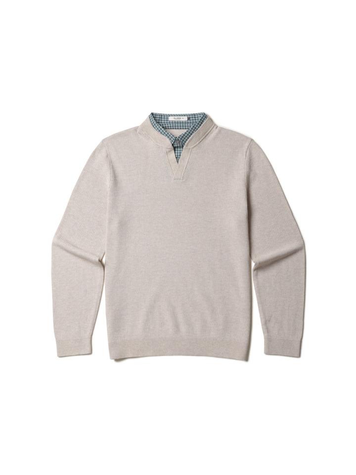 OLZEN Men'S Shirt Layered Sweater_Zbg1Er1203Lbe