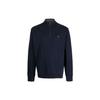 Polo FW22 Solid Color Small Pony Embroidered Half-Zip Sweatshirt Men Sweatshirt Navy-Blue 710812963-003