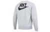 Nike Sweatshirts Men's Gray Crew Neck Moderate Regular DQ4073-063