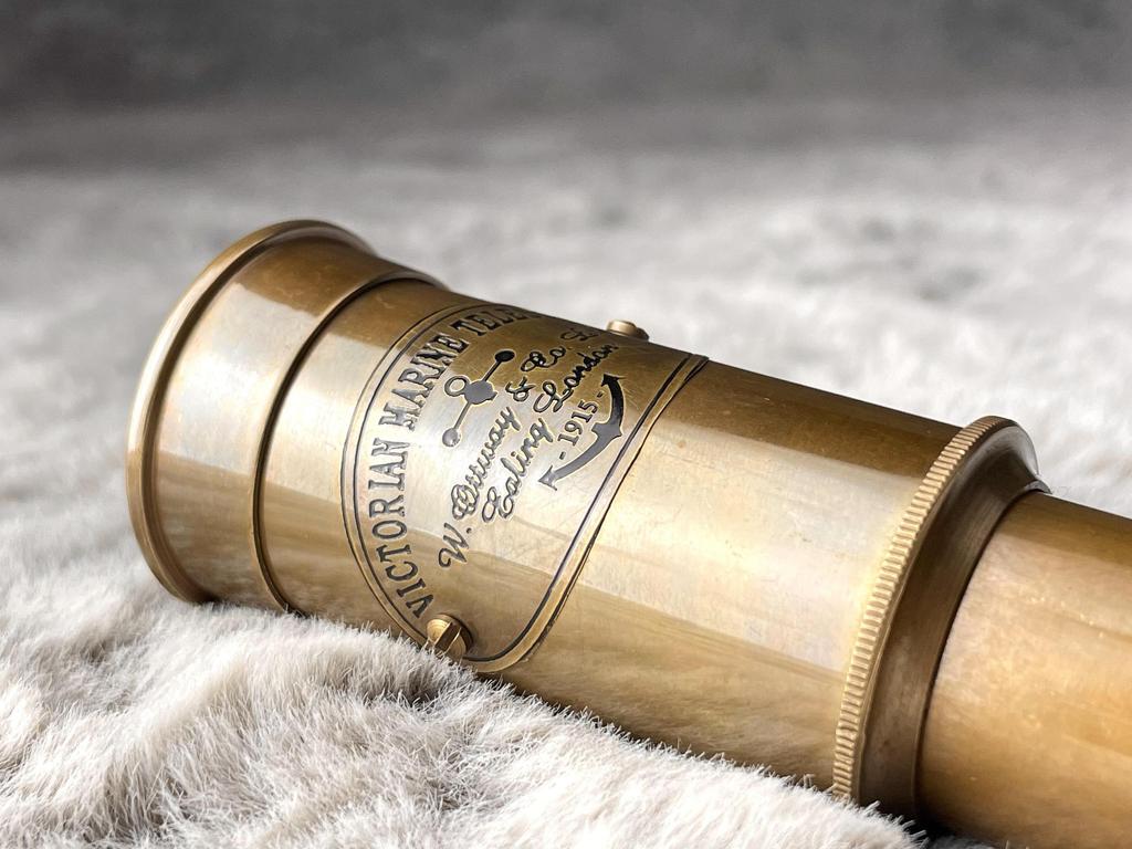 Карманный телескоп Подзорная труба, Специальный подарок для первого причастия Подарок, Подарок для жениха, Подарок для мужа, Подарок для бойфренда. Викторианский морской телескоп.