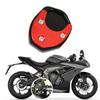 Для Scrambler 400X Speed 400 Scrambler 400X Speed400 2024 Аксессуары для мотоцикла Подножка Боковая подставка Удлинитель площадки (Красный, Speed 400)
