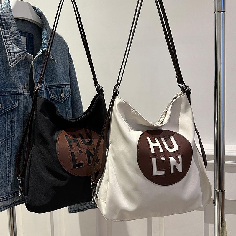 Новая женская сумка-тоут с письмом, модная большая вместительная сумка, универсальная сумка для поездок на работу на одно плечо, многоцелевой рюкзак