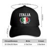 Italia Italy Italian Flag Boutique Baseball Cap Unisex Print Asjustable Hip Hop Fashion Cool Snapback Hats Black