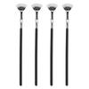 4Pcs Eyelash Brush Long Handle Scalloped Soft Bristles Lash Separation Mascara Fan Brush Women Girls Eye Makeup Tool