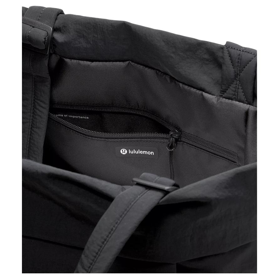 Lululemon On My Level Fashion Большая вместительная сумка-тоут 27,5 л Женские сумки Черный LW9FQ6S-0001