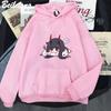 Honkai Impact 3rd Hoodies Kawaii Cartoon Sweatshirts for Women Men Winter Soft warm Long Sleeves Cute Y2k Clothes Pullovers