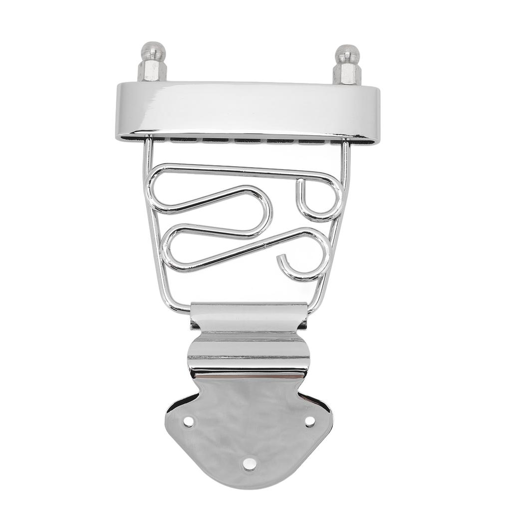6 String Guitar Trapeze Tailpiece Metal Height Adjustable Guitar Trapeze Bridge Tailpiece for Replacement