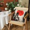 Japanese Red Moon Cushion Cover Silky Short Plush Invisible Zipper Dustproof Sofa Pillow Case for Home Decor