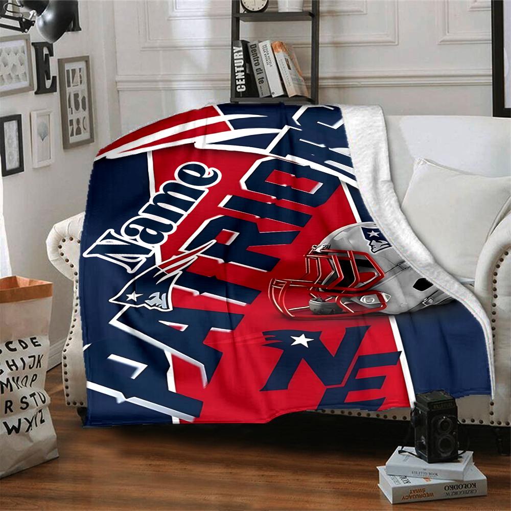 Custom Name Rams Helmet Print blanket for Couch & Bed, Plush Cozy Fuzzy Blanket Super Soft & Warm Blankets for Fall and Winter. 0908456