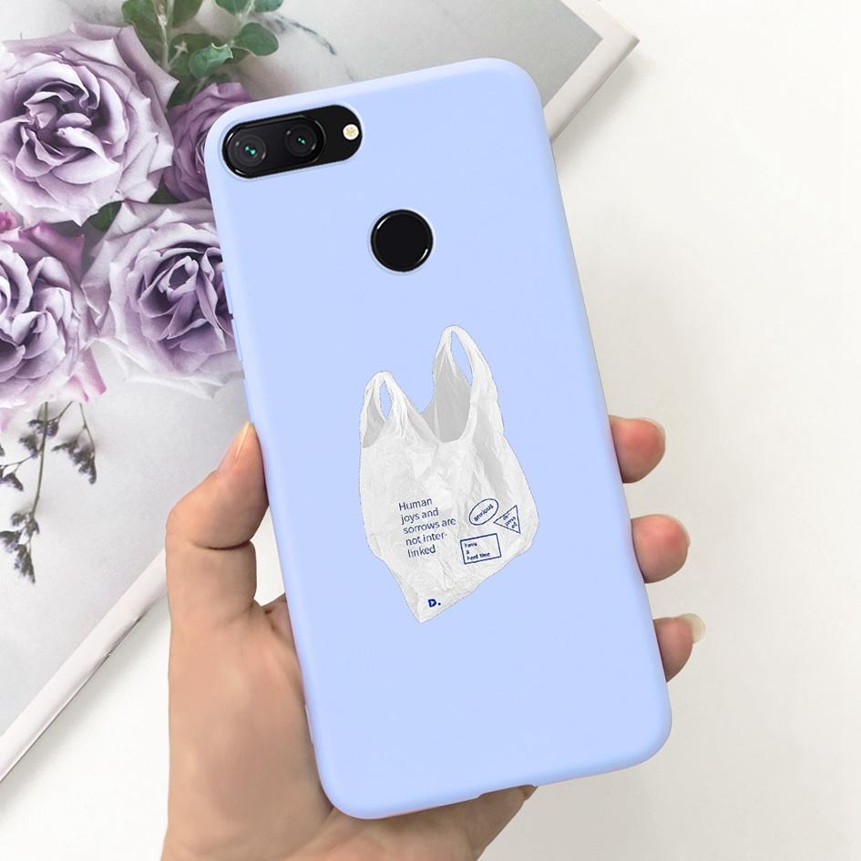 For Xiaomi Mi 8 Lite Case 6.26" Fashion Landscape Girls Bumper Soft Silicone Phone Cover For Xiomi Mi 8 Lite Funda Mi8Lite Pouch