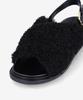Marni Fur Furvet Leather Sandals - Black / Fbms005801P909300N99