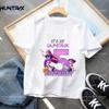 K-pop Истребители демонов Футболка Каваи Руми День рождения Топы Вечеринка Одежда Девочки Футболка Лето Короткий рукав Хлопок Детская одежда Бутик