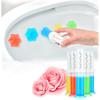 1pc Flower Stamp Toilet Gels,Toilet Cleaning Gel,Toilet Gel Stamp Stops Limescales and Stains with Air Freshening Scent, Deodorizing Clean