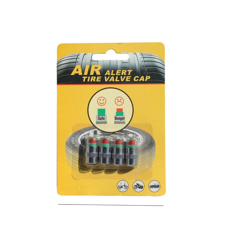 Колпачки для контроля давления в шинах - Набор из 4 визуальных предупреждающих устройств