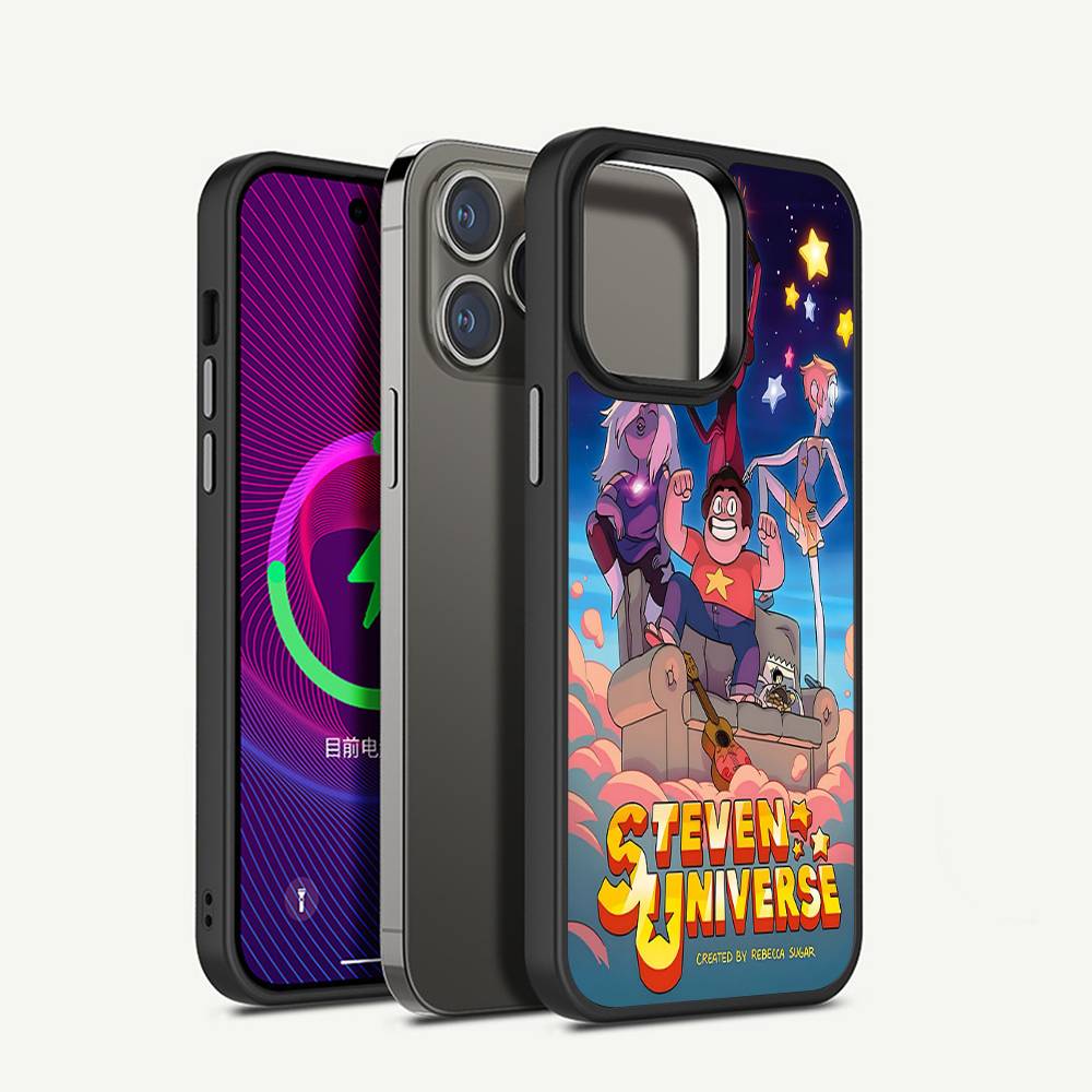S-Steven U-Universe Cartoon Anime Phone Cover For IPhone 17 16 15 14 13 12 11 Pro Max Mini For Magsafe Magnetic Wireless Charge